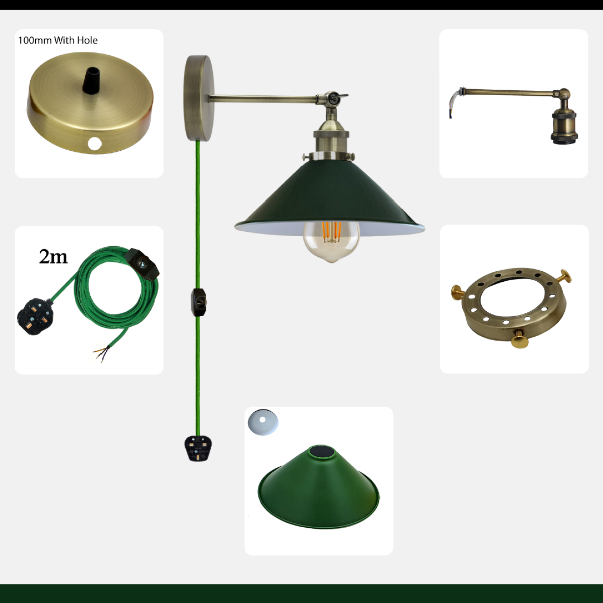 cortex-london-windsor-vintage-metal-plug-in-wall-sconce-light-adjustable-cone-shade-e27-dimmer-switch