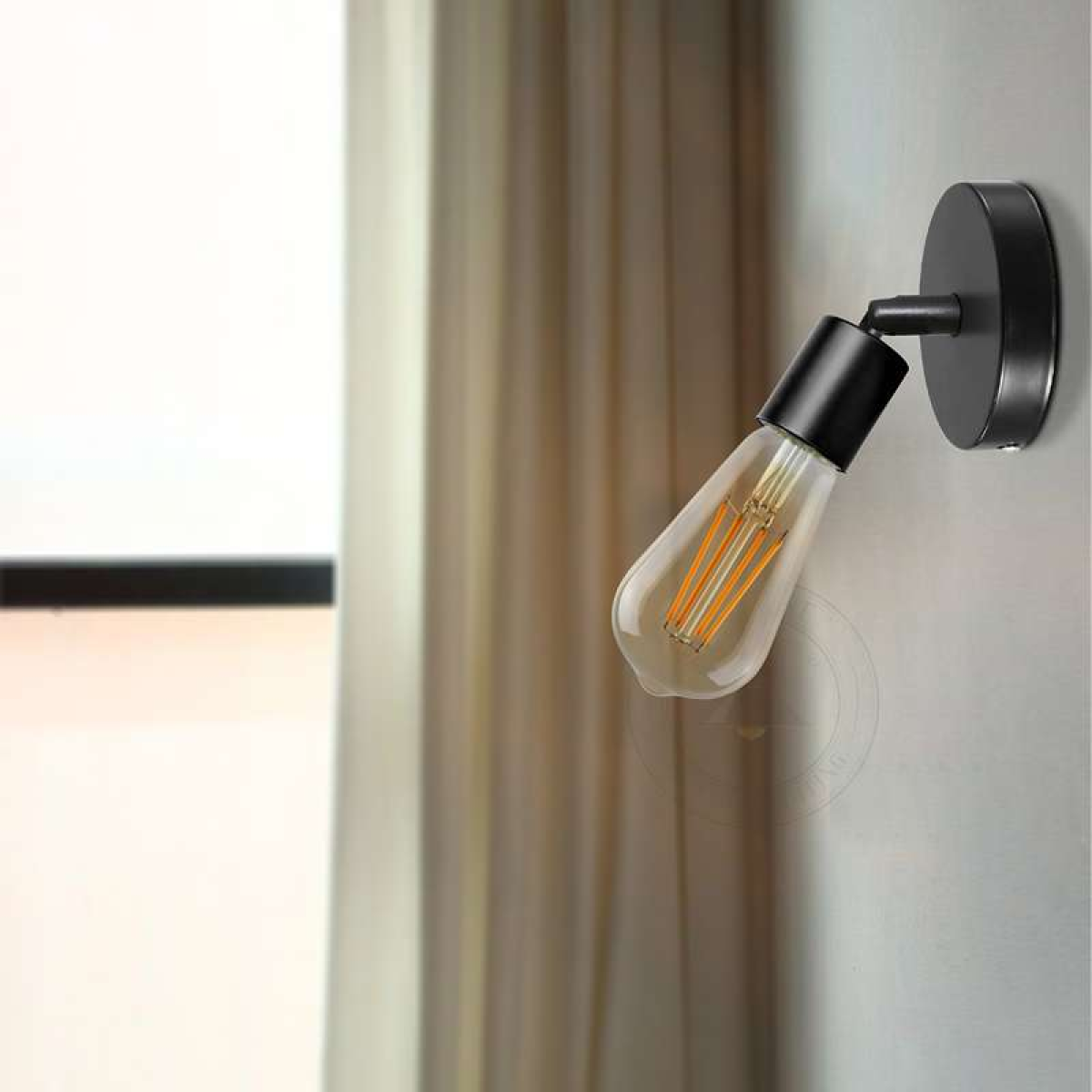 cortex-london-york-adjustable-e27-black-metal-wall-light