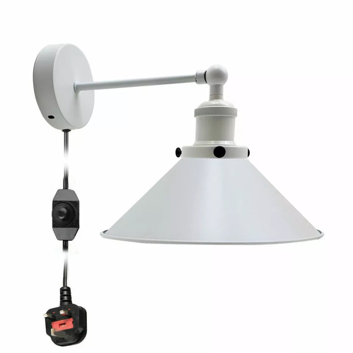 cortex-london-york-nordic-metal-plug-in-wall-sconce-white-2m-wire-e27-dimmer