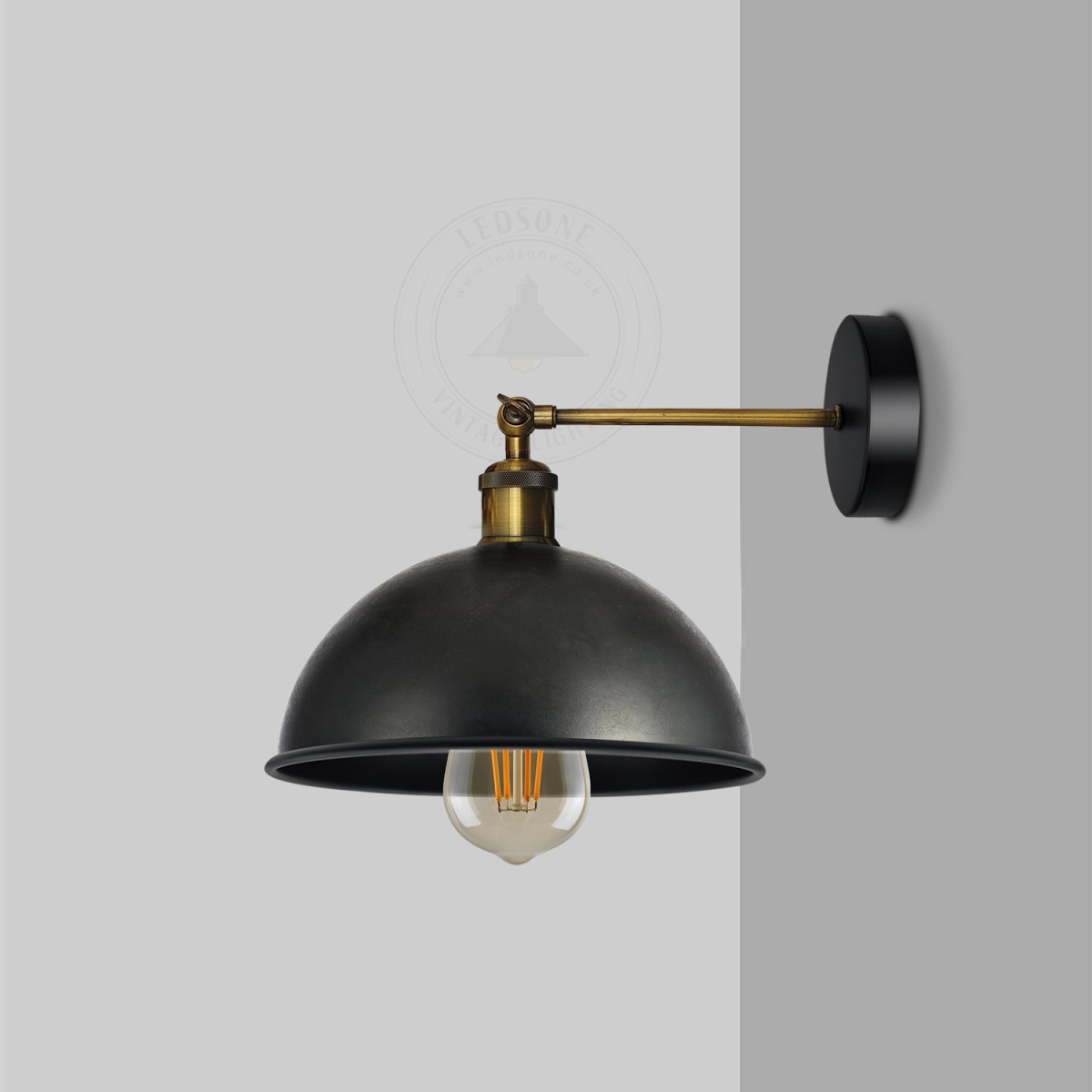 cortex-london-kensington-modern-metal-dome-wall-light-sconce