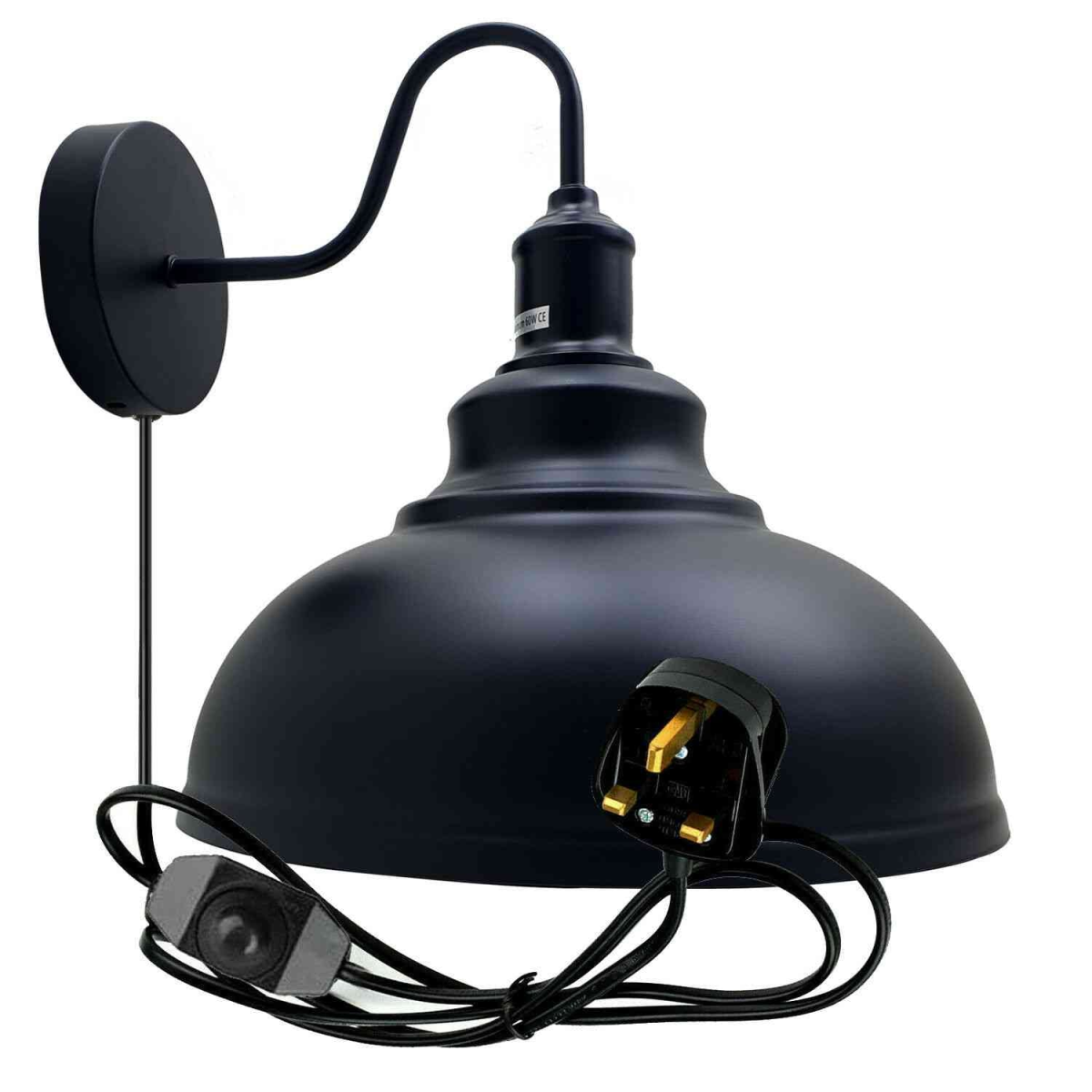 cortex-london-york-black-plug-in-wall-light-with-dimmer-2m