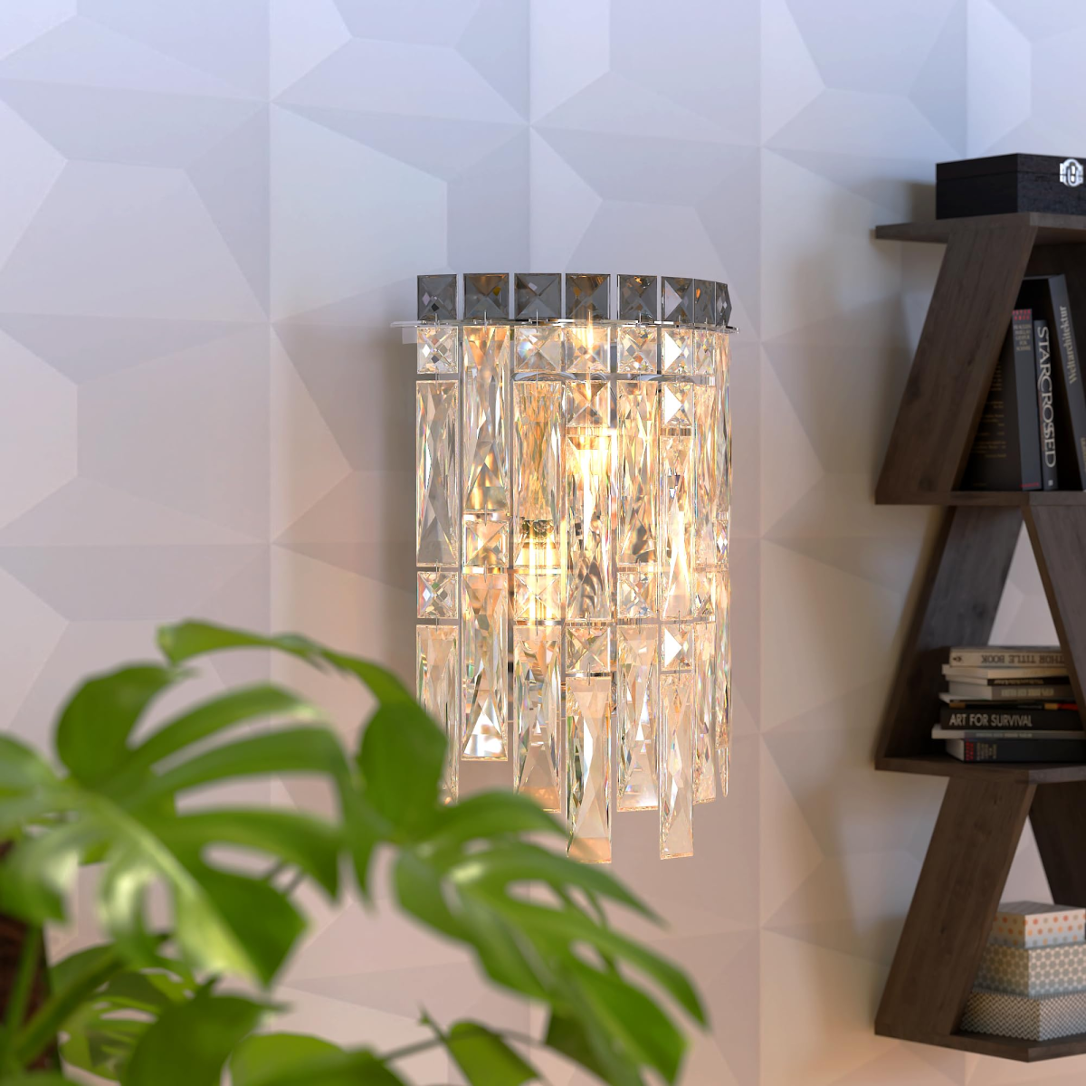 cortex-london-windsor-modern-led-crystal-chandelier-wall-light-chrome
