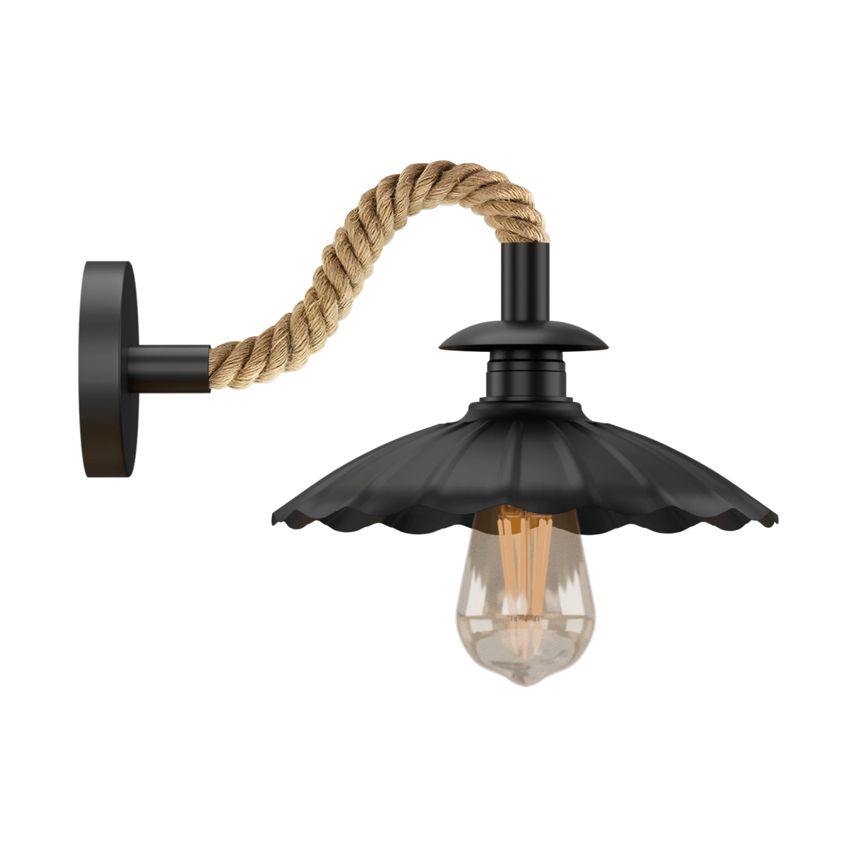 cortex-london-york-black-rope-wall-sconce-22cm-umbrella-shade-e27-6500