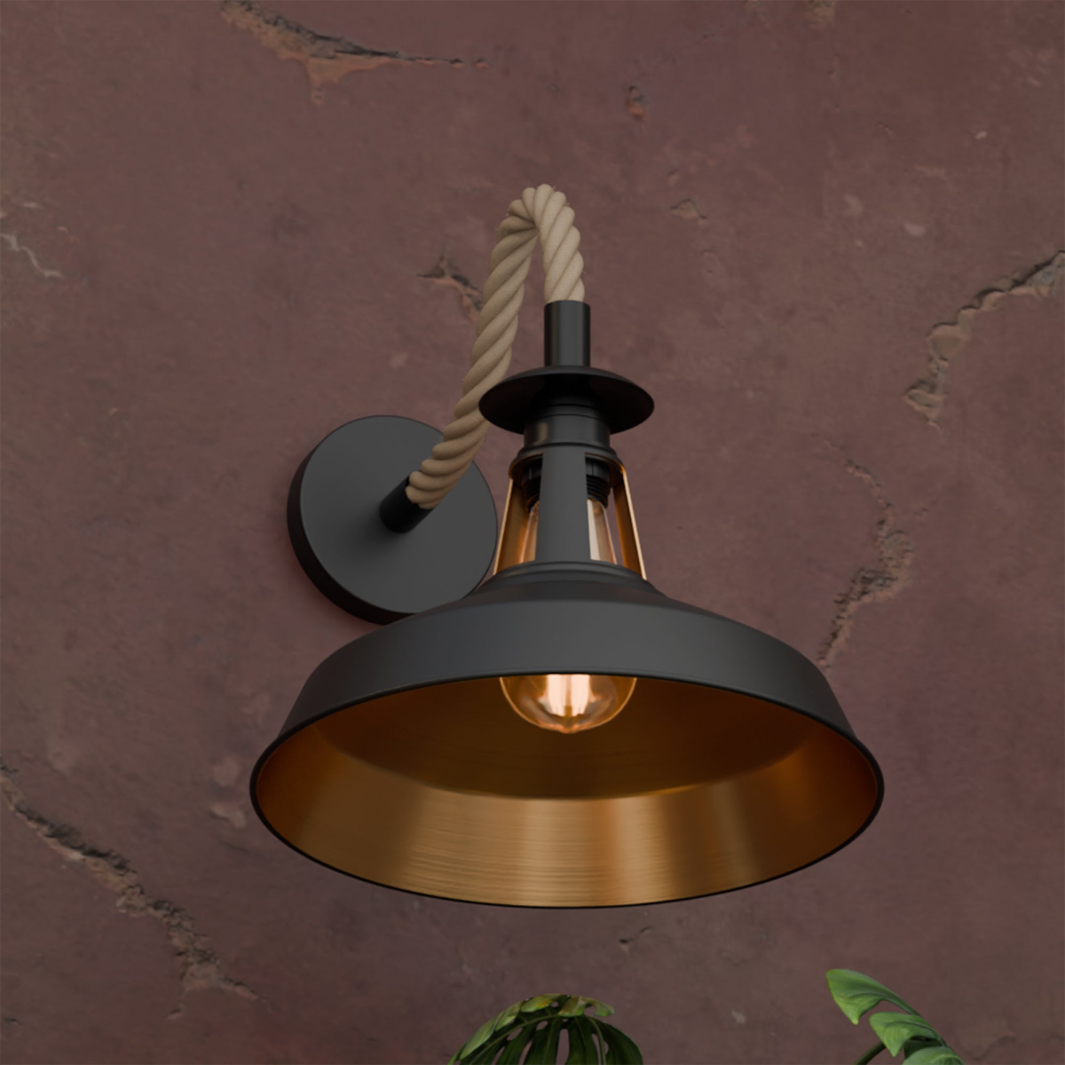 cortex-london-york-black-industrial-rope-wall-light-30cm-barn-slotted-shade-e27