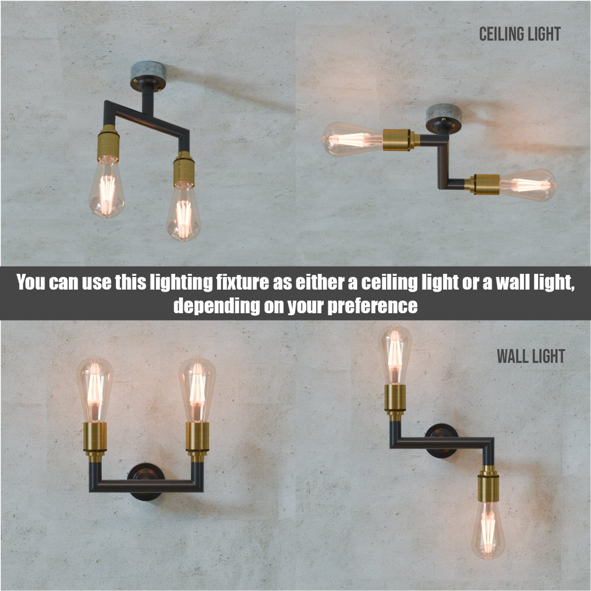 cortex-london-windsor-industrial-conduit-pipe-two-way-wall-lamp-kit-e27