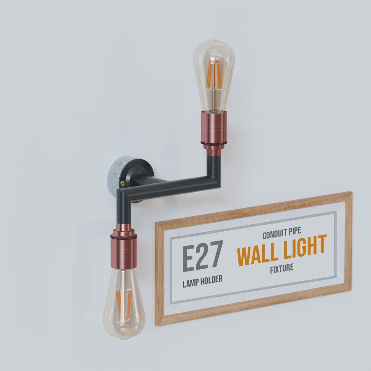 cortex-london-windsor-industrial-conduit-pipe-two-way-wall-lamp-kit-e27