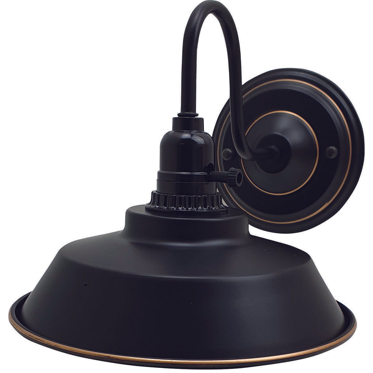 cortex-london-york-black-gold-metal-e27-wall-light-shade