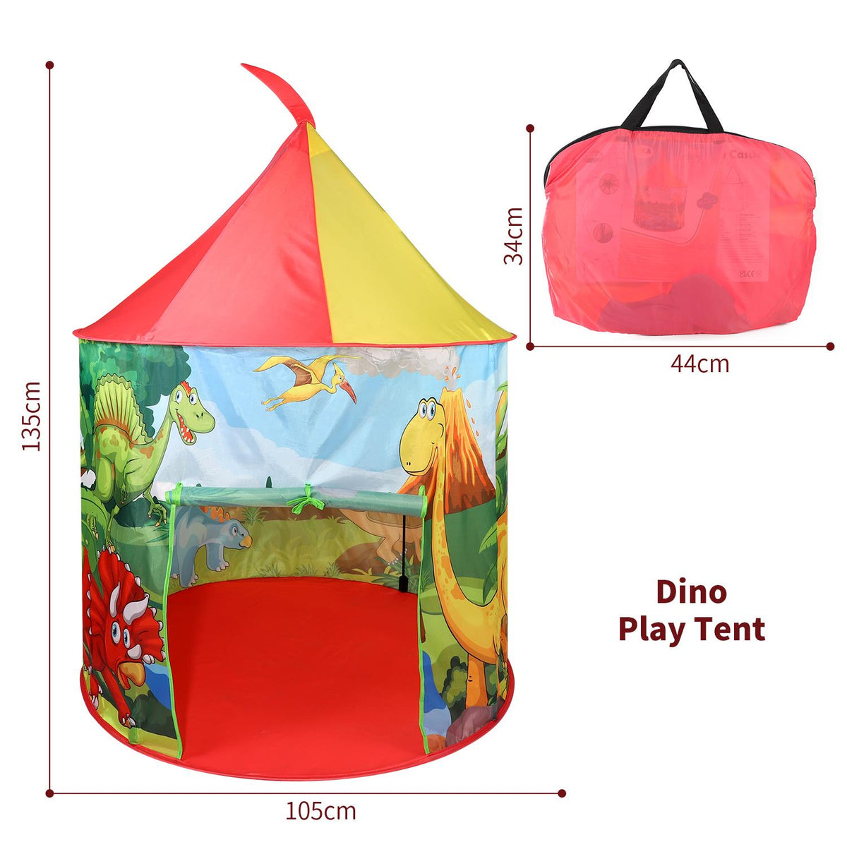 cortex-london-york-dinosaur-play-tent-polyester-100-x-100-x-140-cm