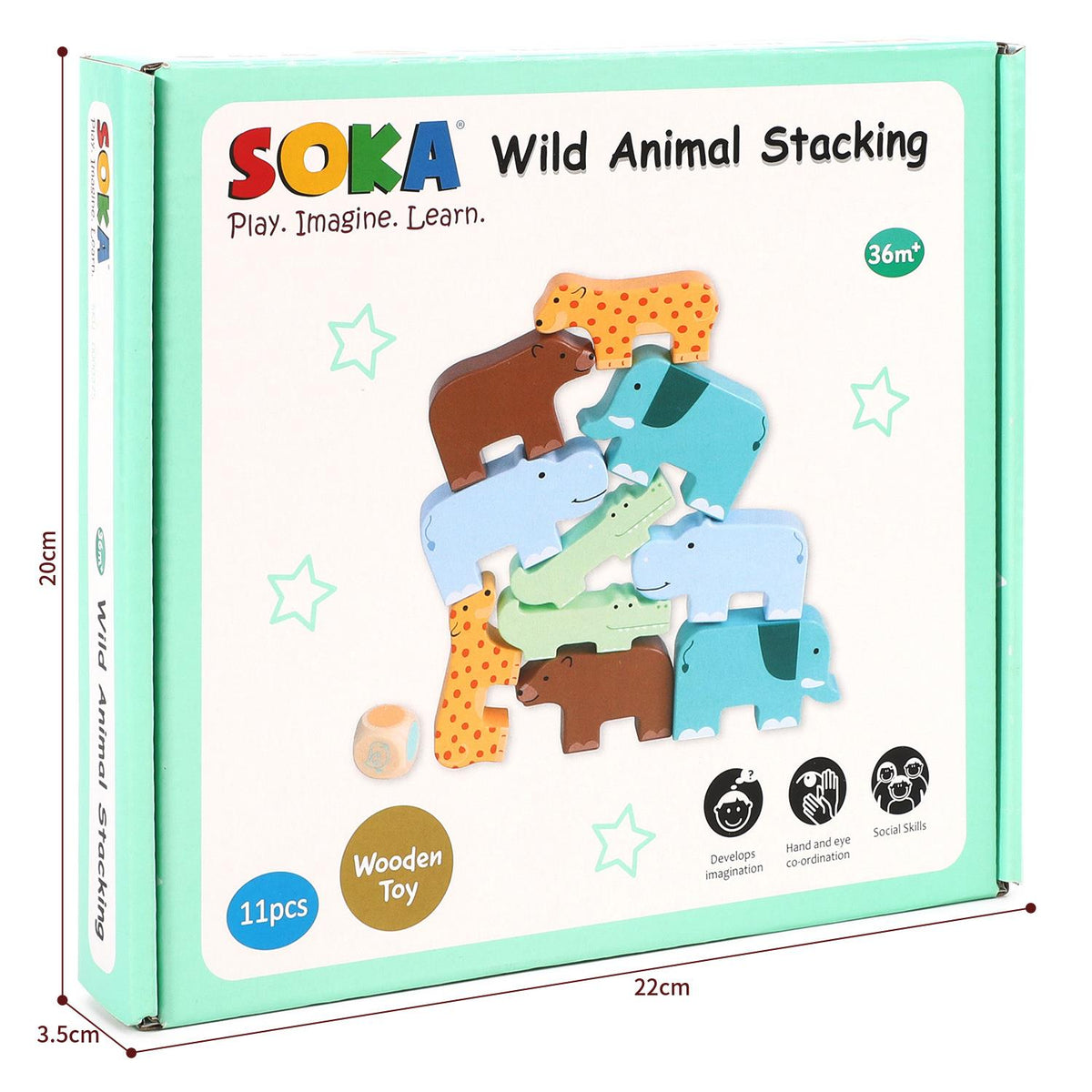 cortex-london-windsor-wild-animal-stacking-toy-soka-wooden-montessori-toy