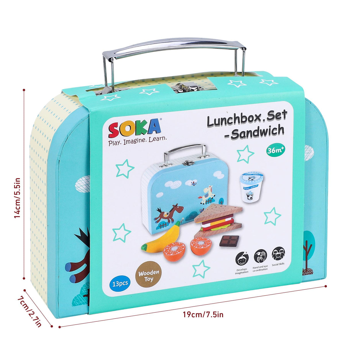 SOKA SANDWICH LUNCHBOX SET 1010110