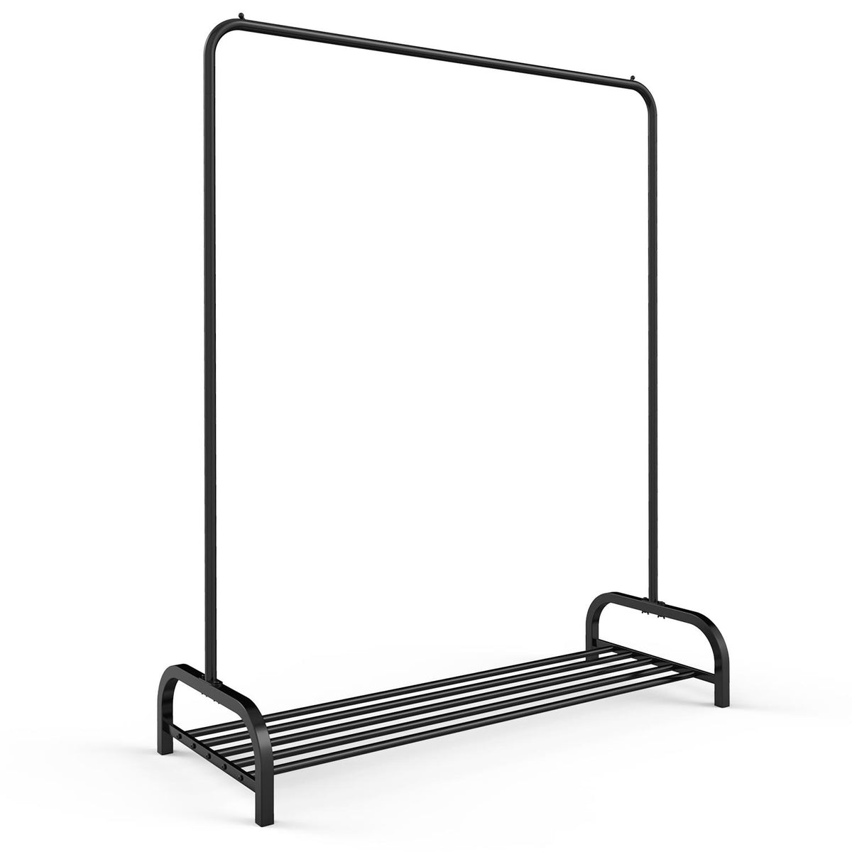 cortex-london-windsor-black-clothes-rail-and-shoe-rack-x-2