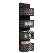 cortex-london-windsor-black-4-tier-hanging-organiser-clear-windows