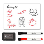 Vinsani A5 Whiteboard w/ 2 Markers and Eraser 0000142