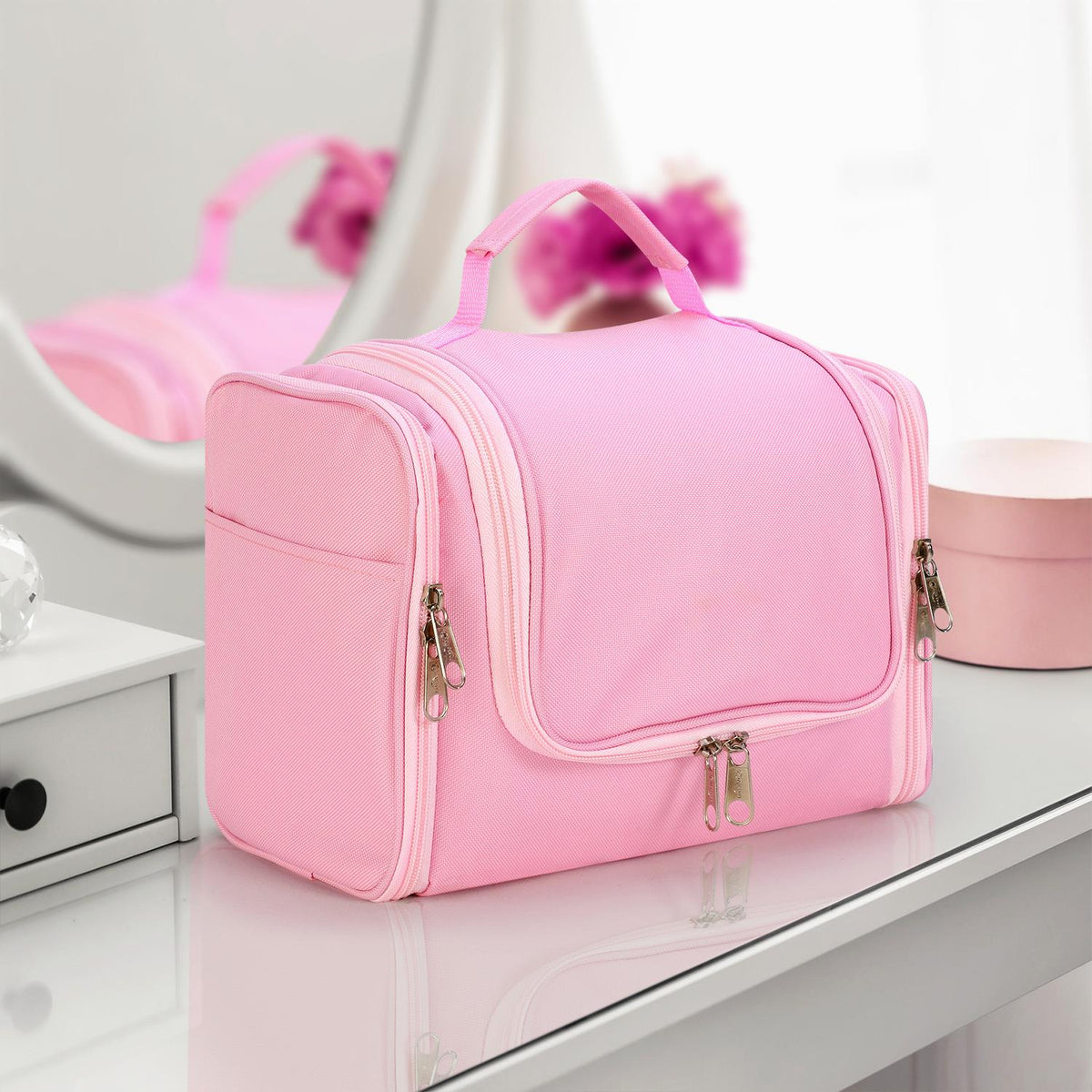 cortex-london-york-pink-travel-toiletry-bag-nylon
