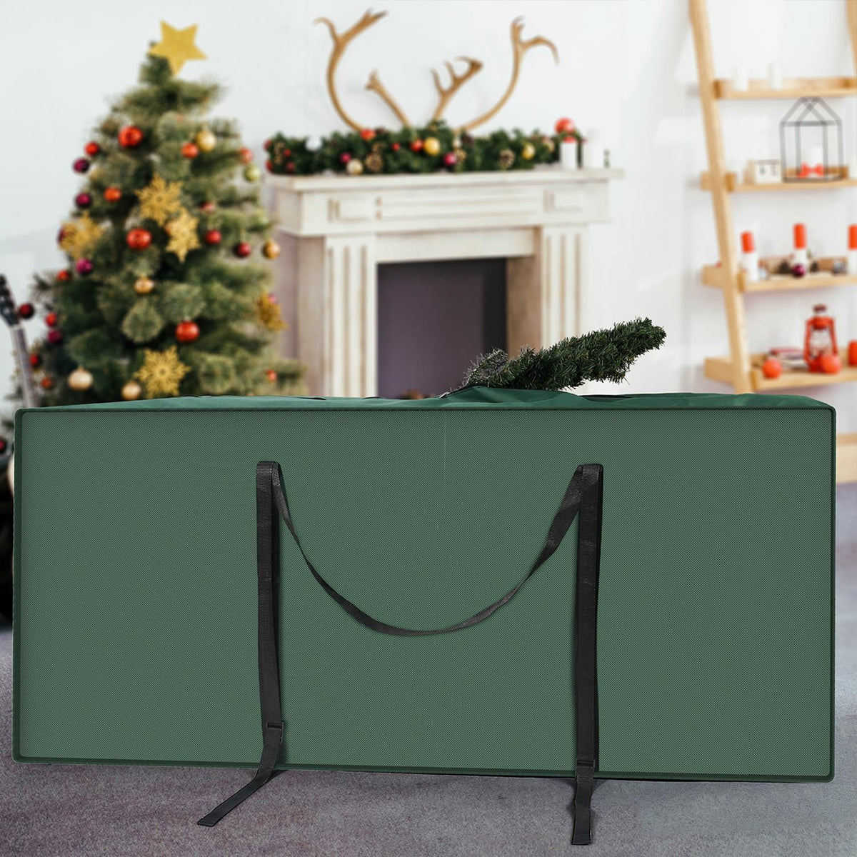 cortex-london-windsor-green-deluxe-christmas-tree-storage-bag