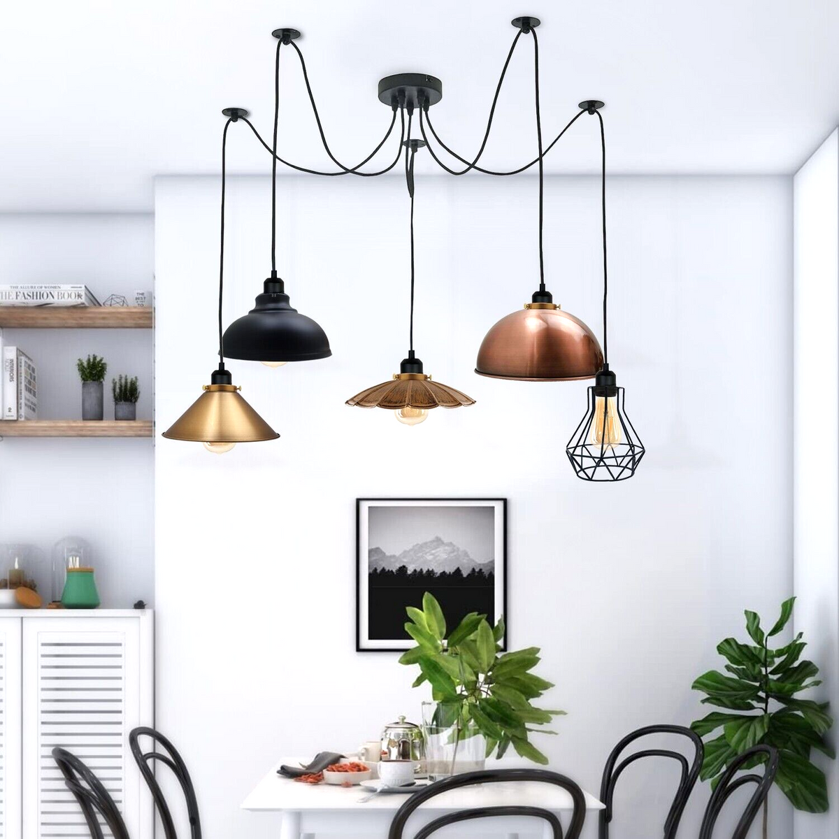cortex-london-york-five-way-spider-pendant-light-e27-metal-pvc