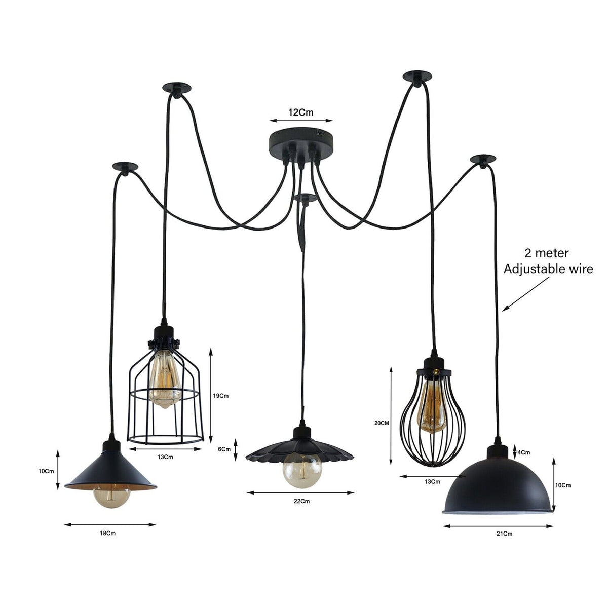 cortex-london-yorkminster-five-way-industrial-spider-pendant-light-black-e27