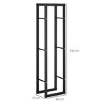 cortex-london-windsor-double-tier-metal-firewood-log-holder-rack-black