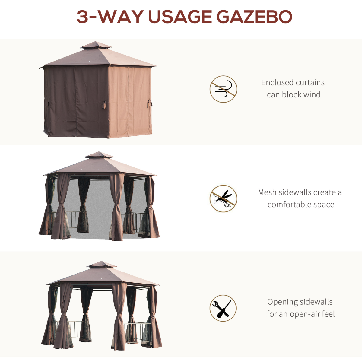 cortex-london-windsor-hexagon-patio-party-gazebo-side-panels