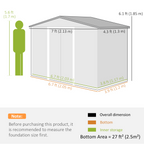 cortex-london-windsor-lockable-galvanised-steel-garden-shed-khaki