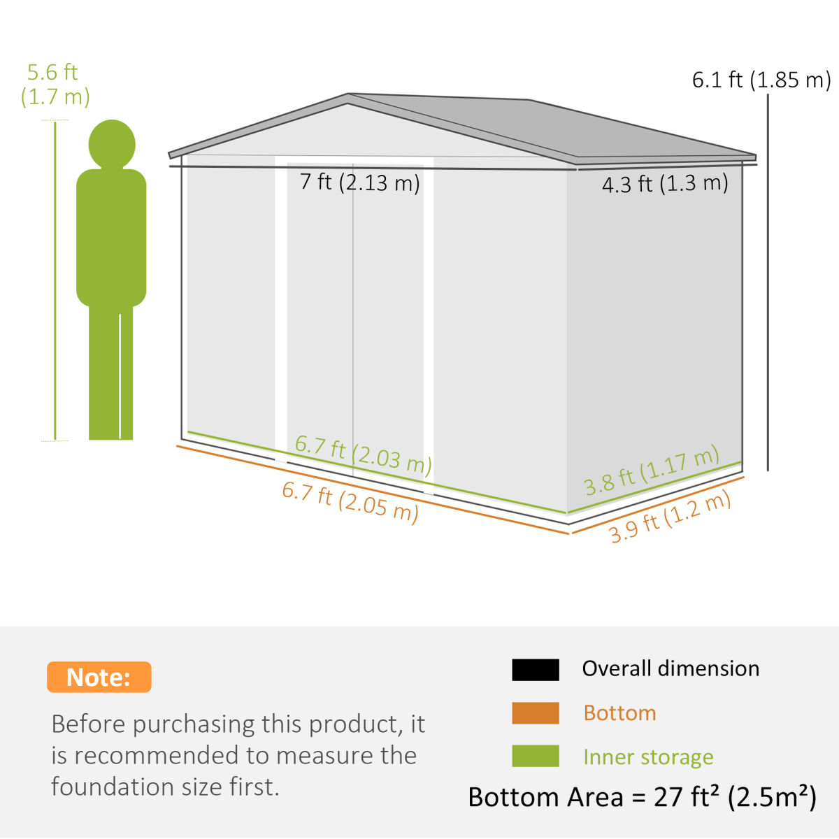 cortex-london-windsor-lockable-galvanised-steel-garden-shed-khaki