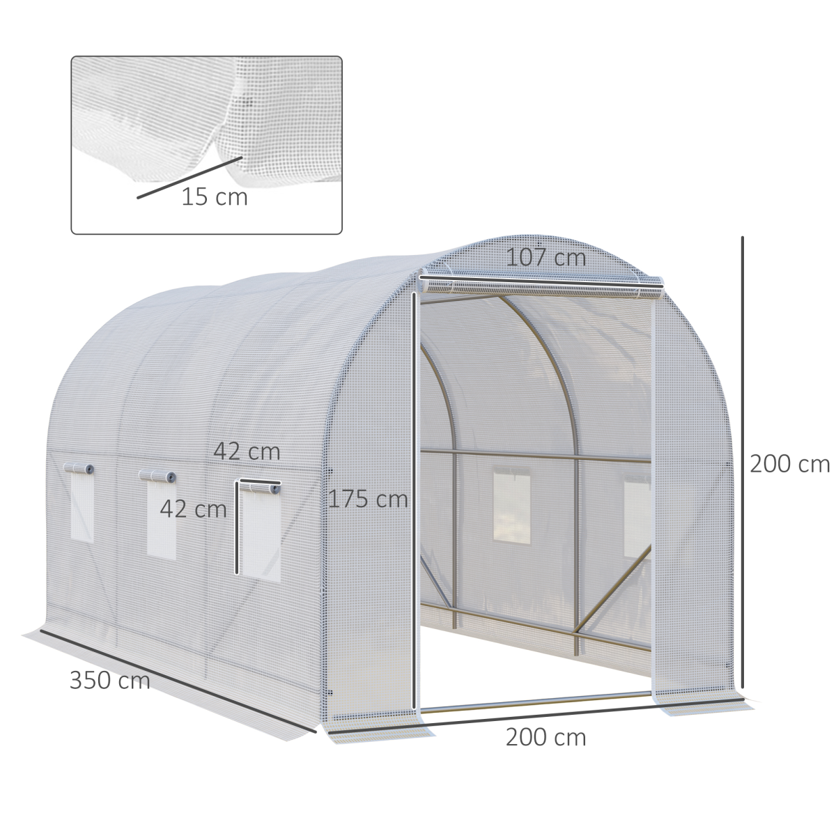 cortex-london-windsor-large-galvanized-steel-walk-in-poly-tunnel-greenhouse-white