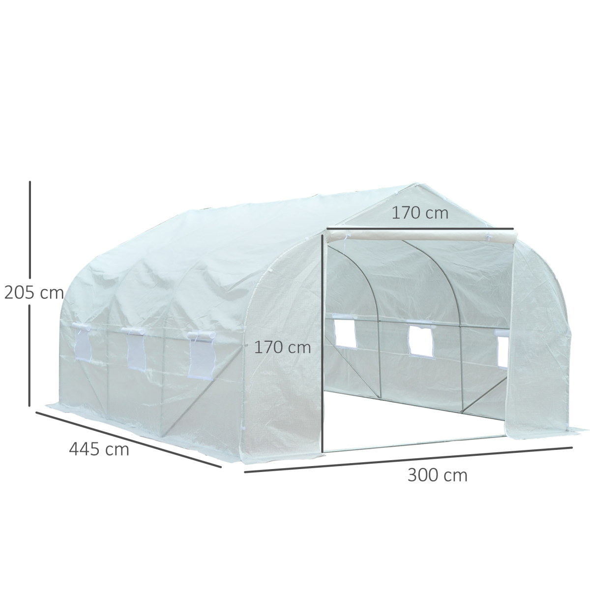 cortex-london-windsor-white-walk-in-greenhouse-pe-mesh-cover-galvanized-metal-frame