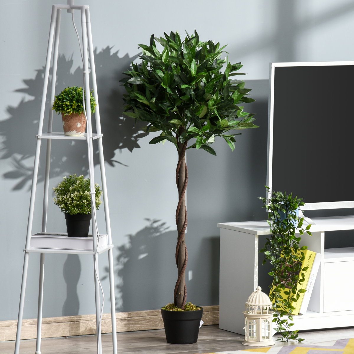 cortex-london-kensington-artificial-bay-laurel-topiary-ball-trees-set-two-cement-filled-pots