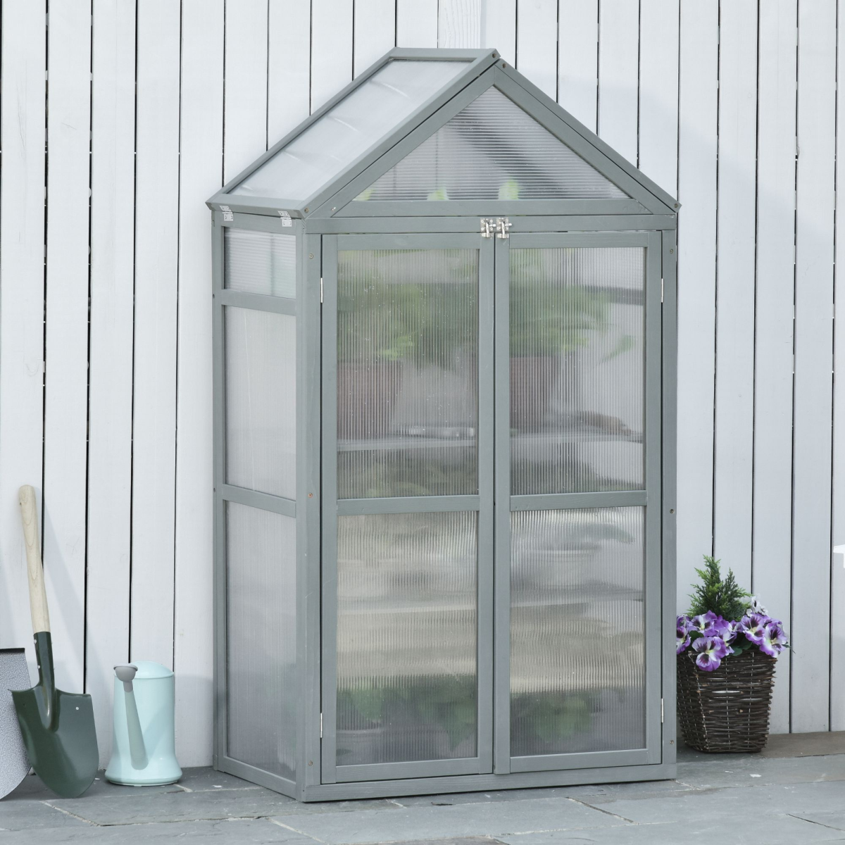cortex-london-york-polycarbonate-garden-cold-frame-greenhouse-with-three-tier-shelf