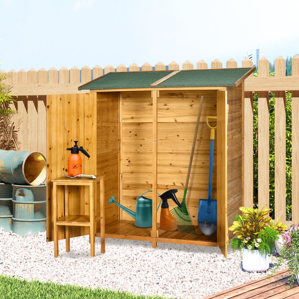 cortex-london-oxford-garden-wood-storage-table-asphalt-roof