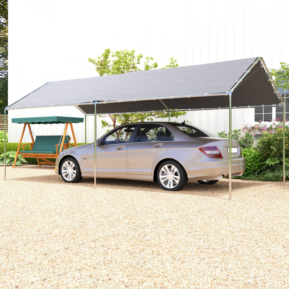 cortex-london-windsor-3m-x-6m-heavy-duty-galvanised-steel-vehicle-shelter