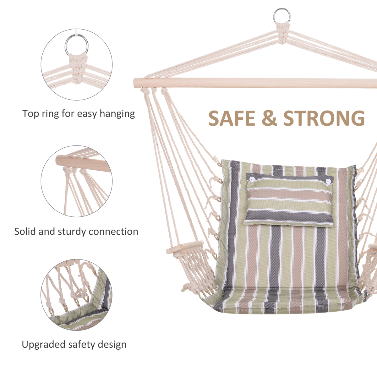 cortex-london-york-haven-rope-hanging-hammock-chair-muted-green-brown-blue-stripes-wooden-armrests