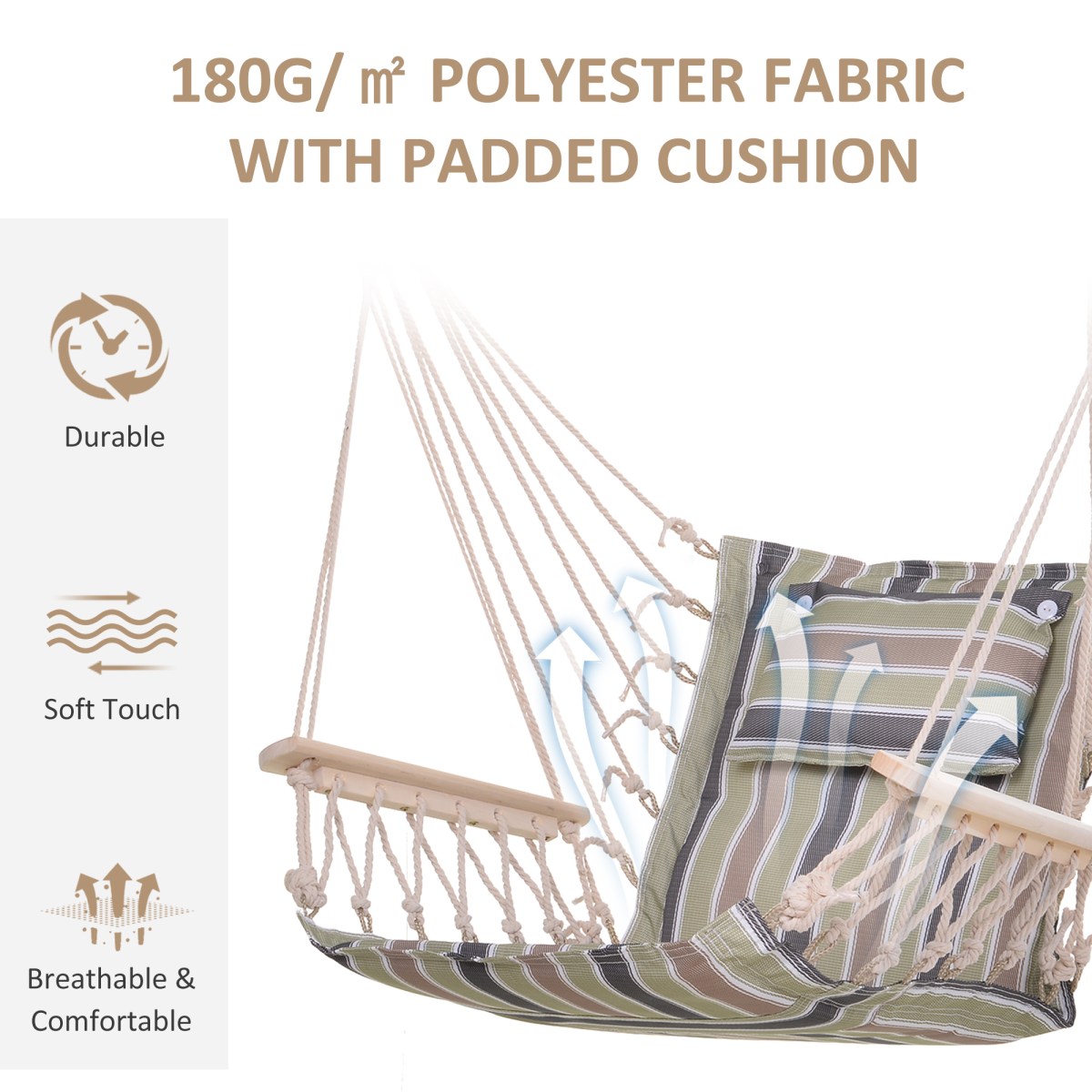 cortex-london-york-haven-rope-hanging-hammock-chair-muted-green-brown-blue-stripes-wooden-armrests