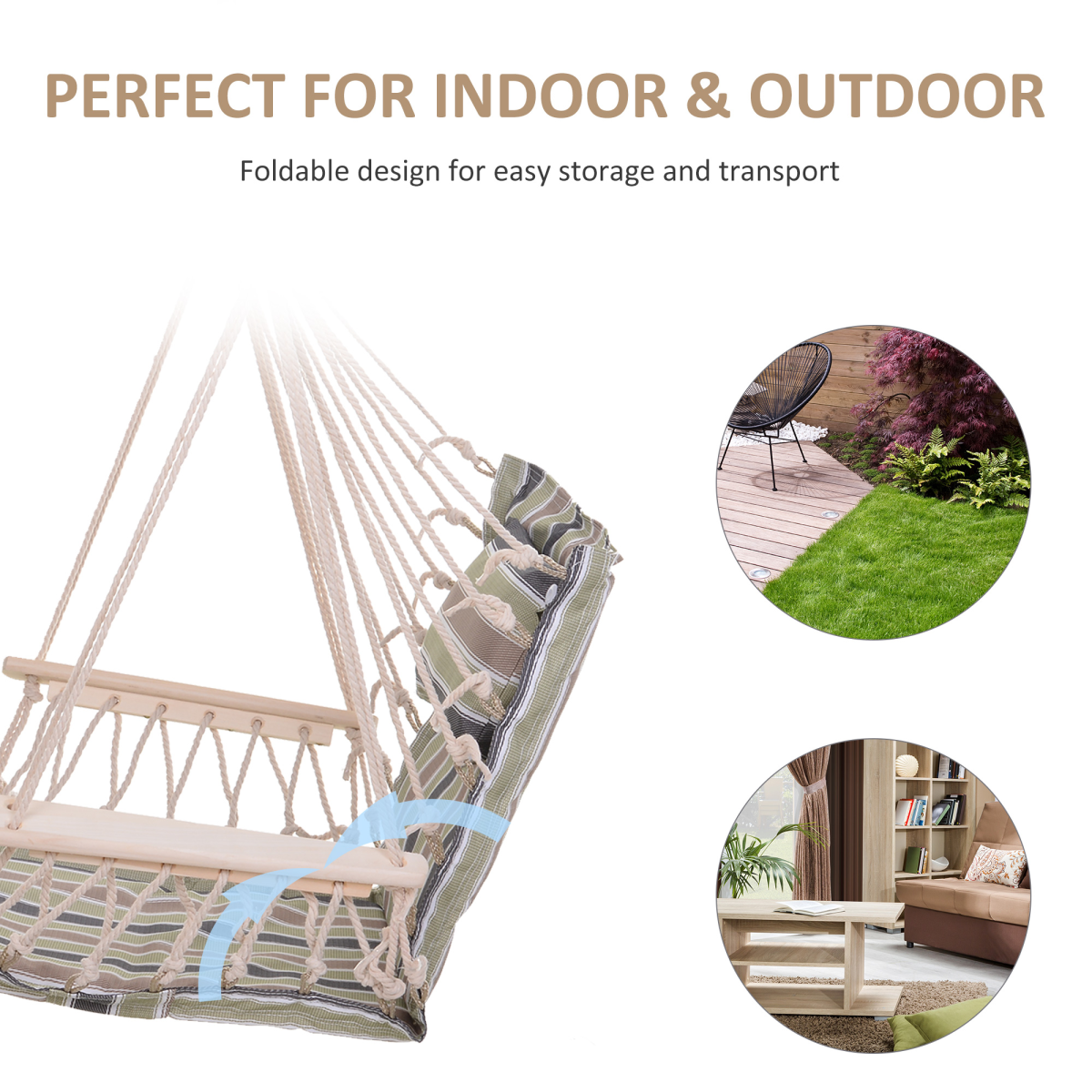 cortex-london-york-haven-rope-hanging-hammock-chair-muted-green-brown-blue-stripes-wooden-armrests