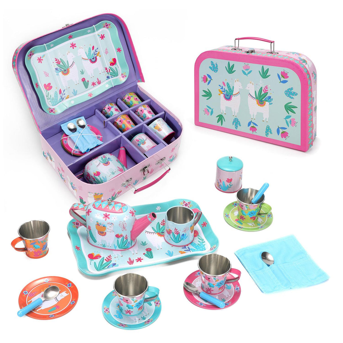 cortex-london-windsor-llama-18-piece-tin-tea-set