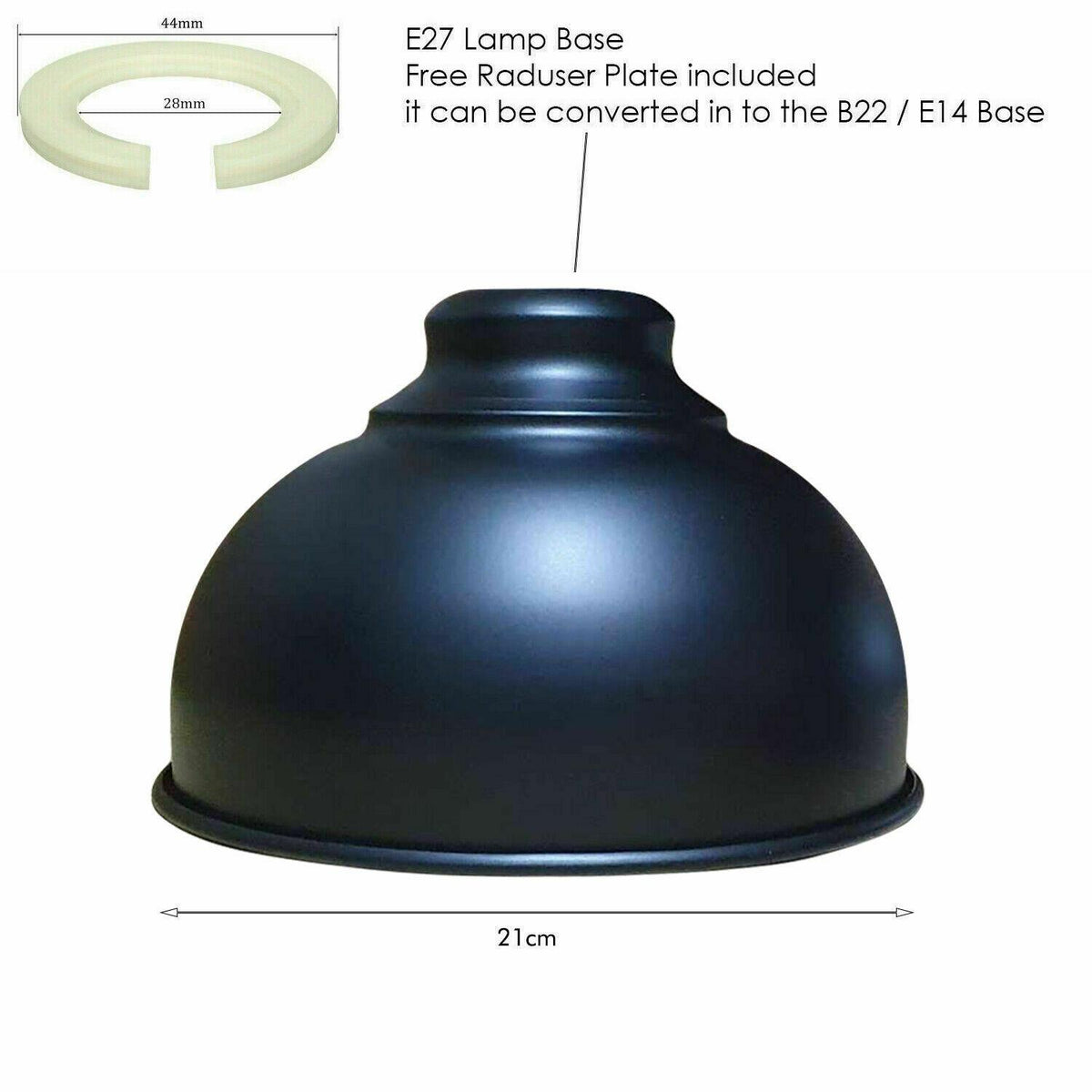 cortex-london-kensington-easy-fit-curvy-metal-pendant-light-shade-21cm