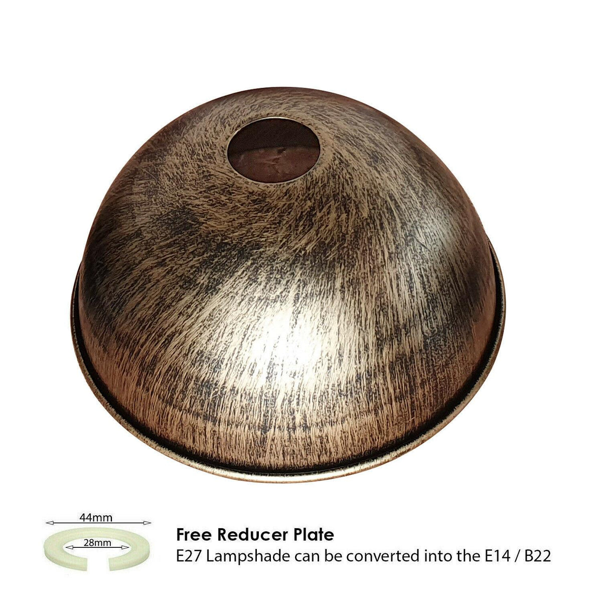 cortex-london-york-210mm-metal-dome-easy-fit-ceiling-light-shade
