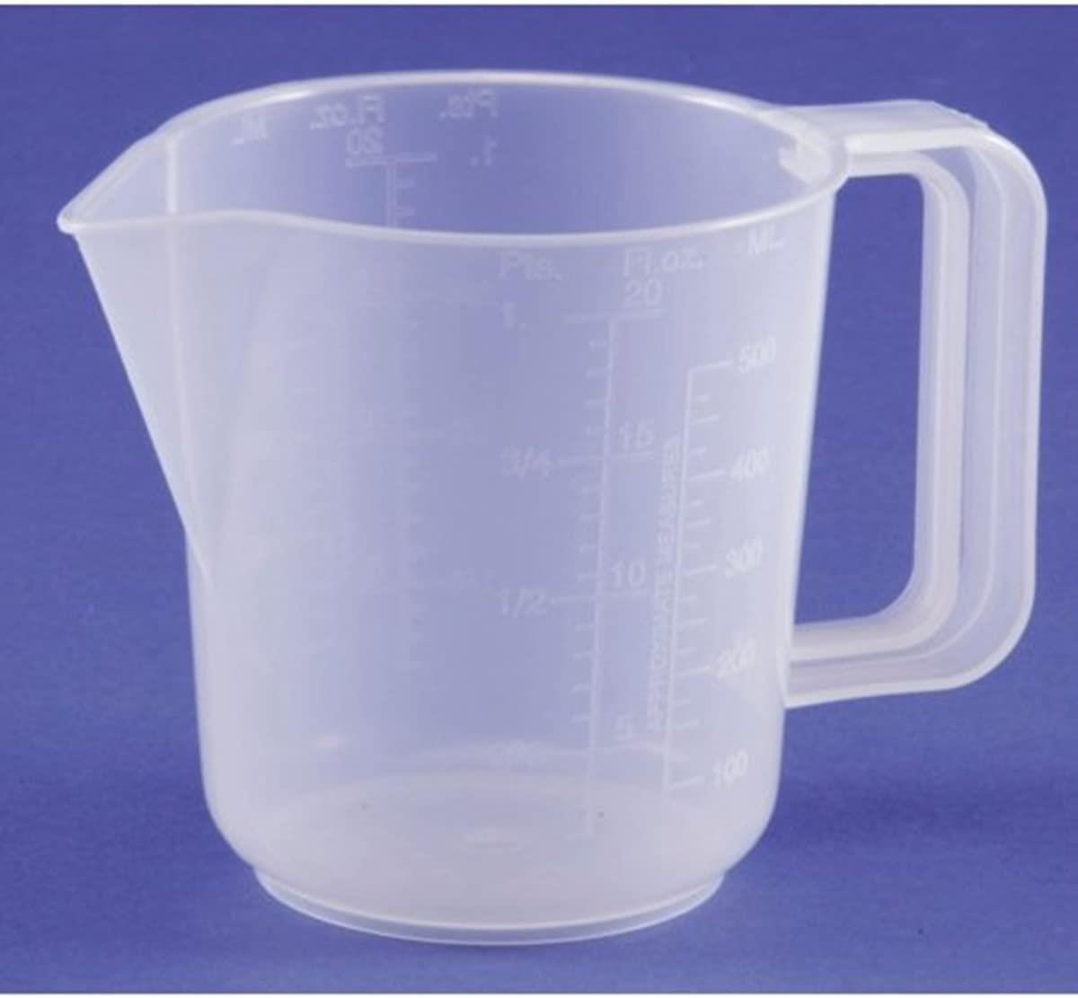 cortex-london-windsor-white-clear-plastic-measuring-jug-graduated-pint-fl-oz-ml