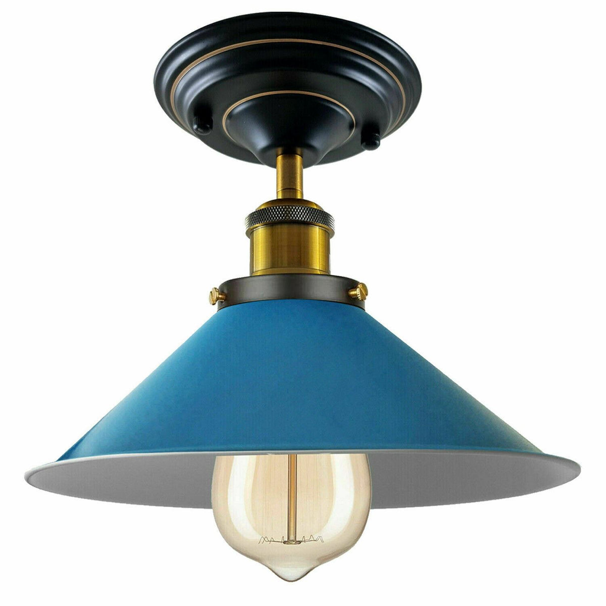 cortex-london-york-vintage-industrial-metal-cone-ceiling-light-blue-green-white-yellow-orange-red