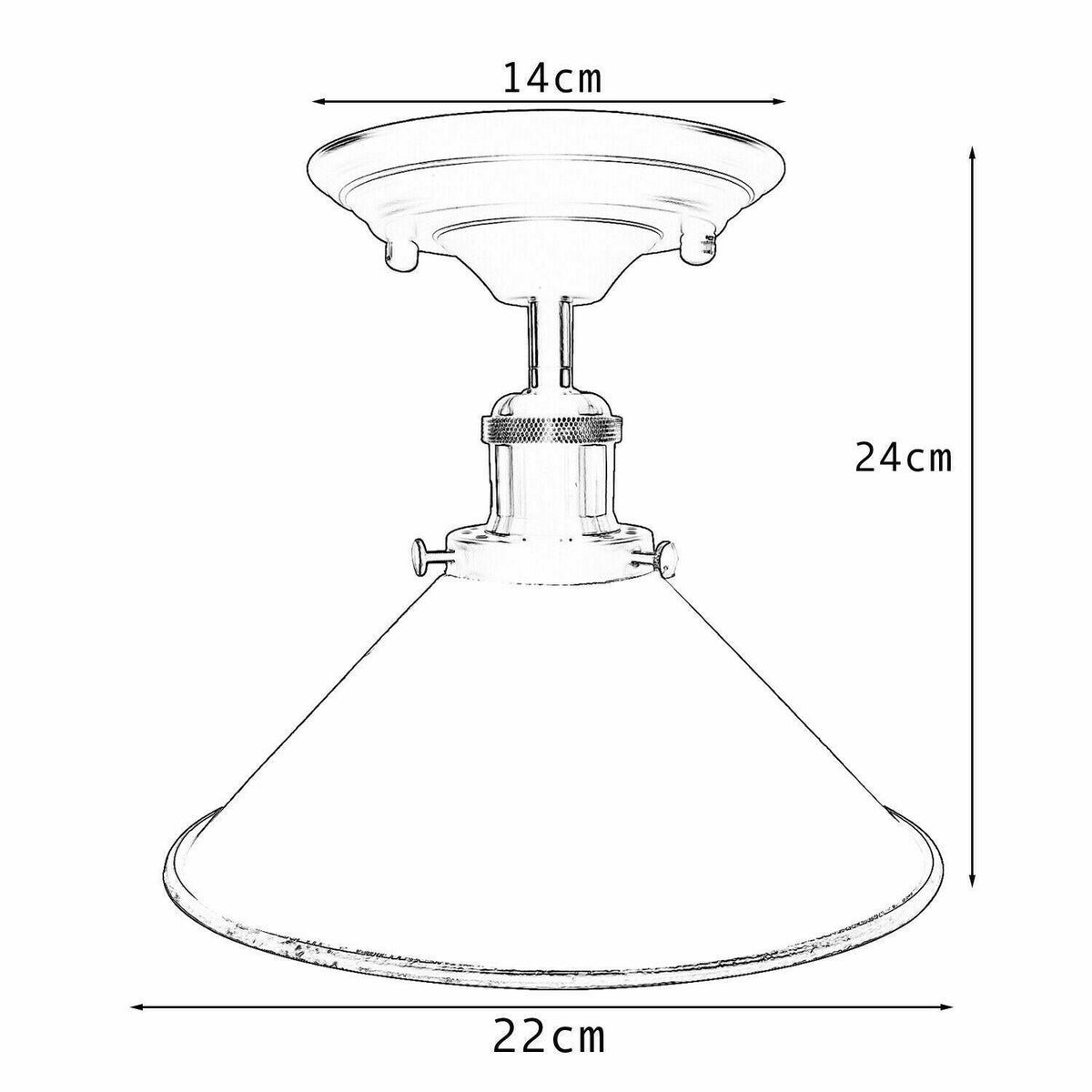 cortex-london-york-retro-industrial-metal-cone-ceiling-light-e27