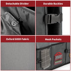 cortex-london-windsor-deluxe-car-boot-storage-grey-black-oxford-600d