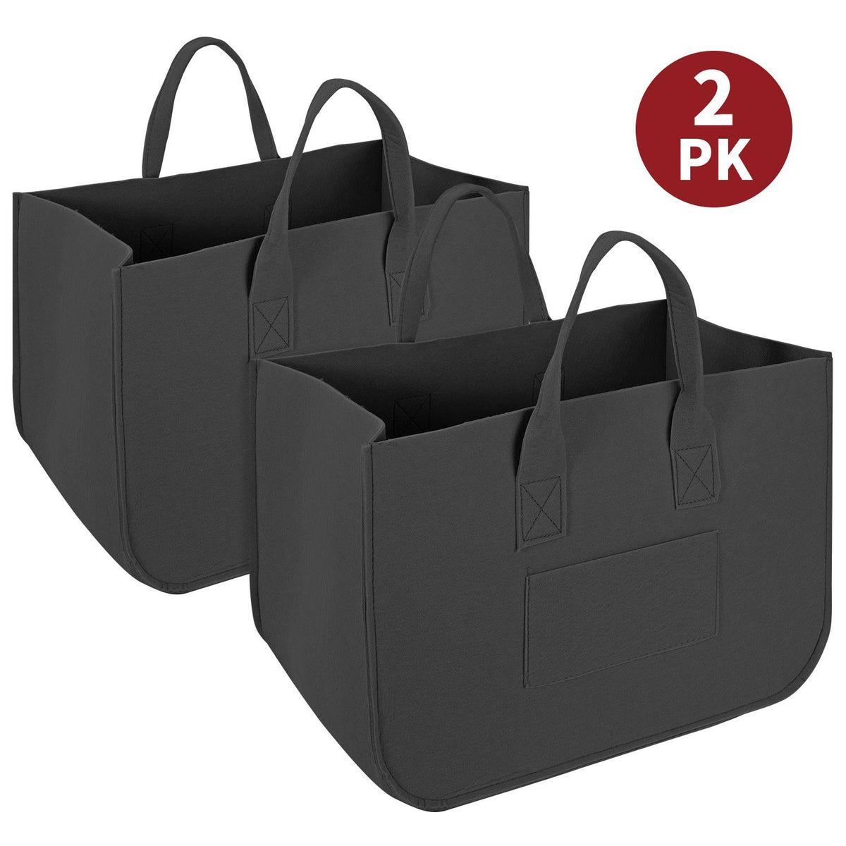cortex-london-york-black-felt-storage-basket-organisers-2pk