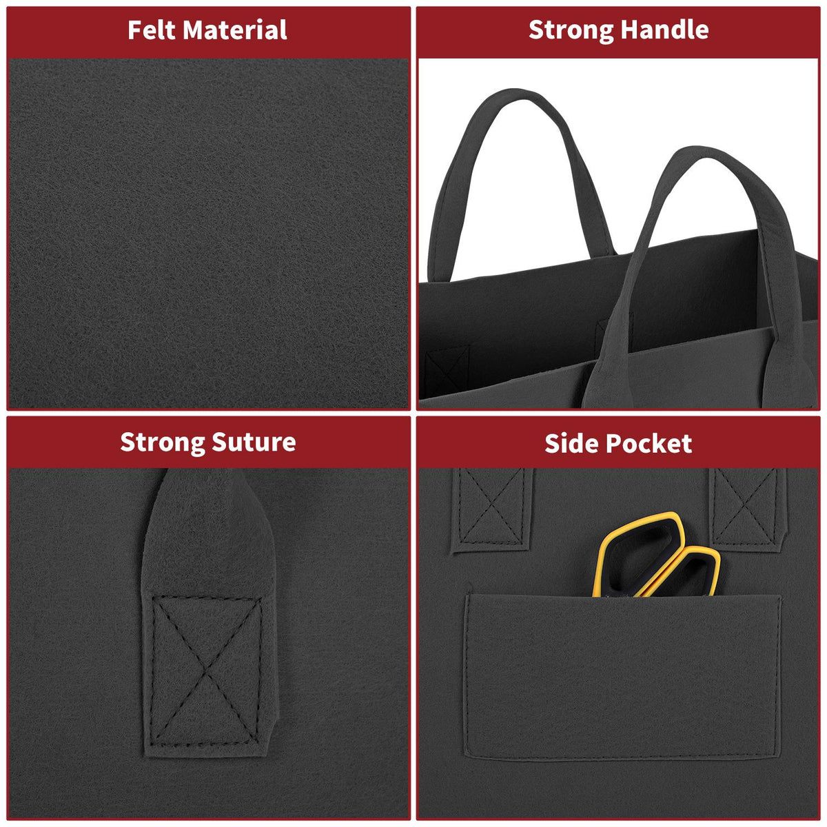 cortex-london-york-black-felt-storage-basket-organisers-2pk
