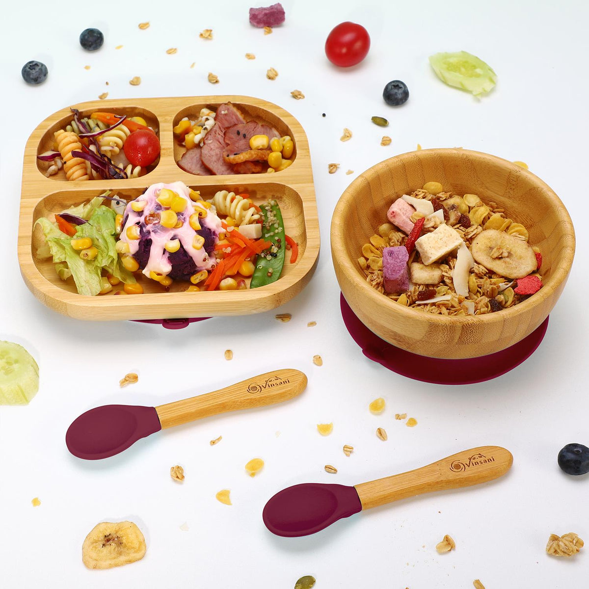 cortex-london-windsor-bamboo-suction-feeding-set-with-bowl-square-plate-and-spoons