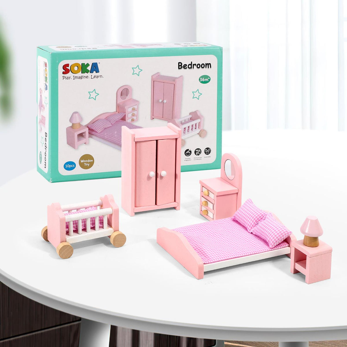 cortex-london-windsor-soka-six-piece-wooden-dollhouse-bedroom-furniture