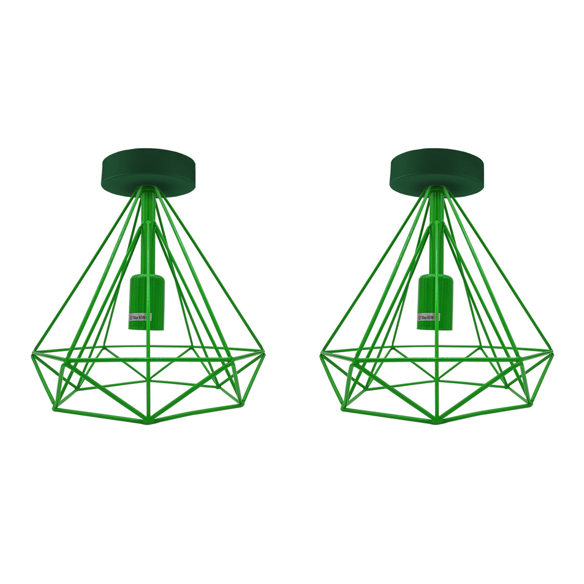 cortex-london-york-black-vintage-metal-cage-flush-mount-ceiling-lights-2-pack