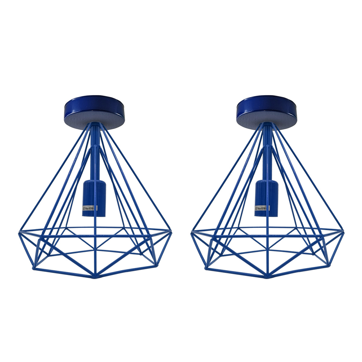 cortex-london-york-black-vintage-metal-cage-flush-mount-ceiling-lights-2-pack