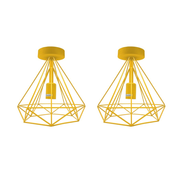 cortex-london-york-black-vintage-metal-cage-flush-mount-ceiling-lights-2-pack