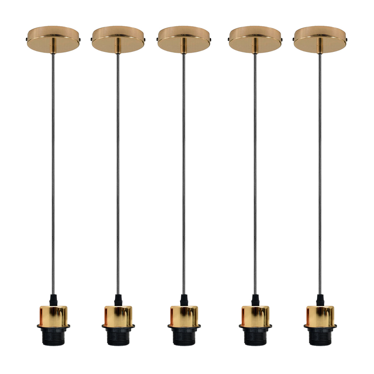 cortex-london-york-five-pack-industrial-french-gold-e27-pendant-holders