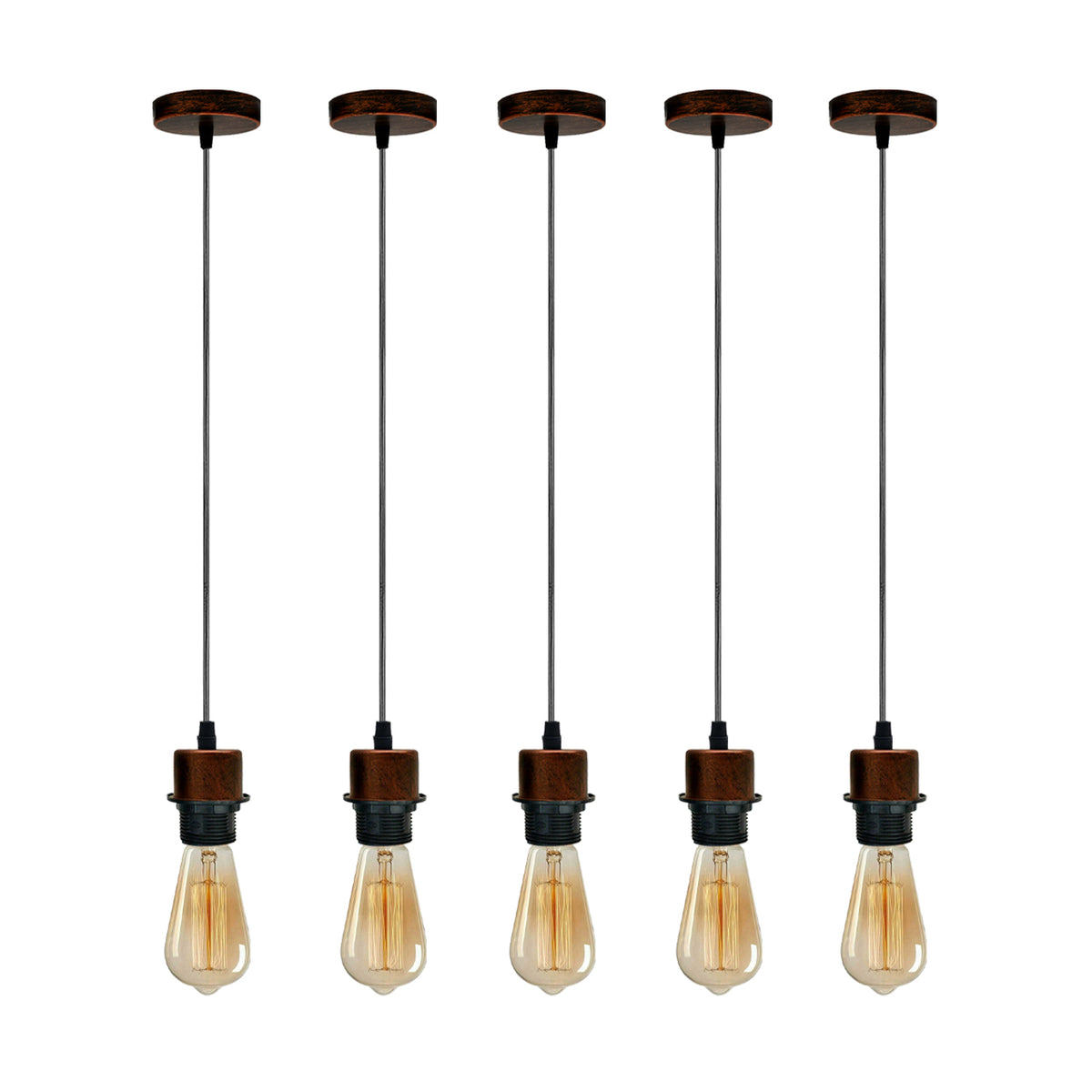 cortex-london-york-rustic-red-e27-pendant-light-holder-set-pack-5